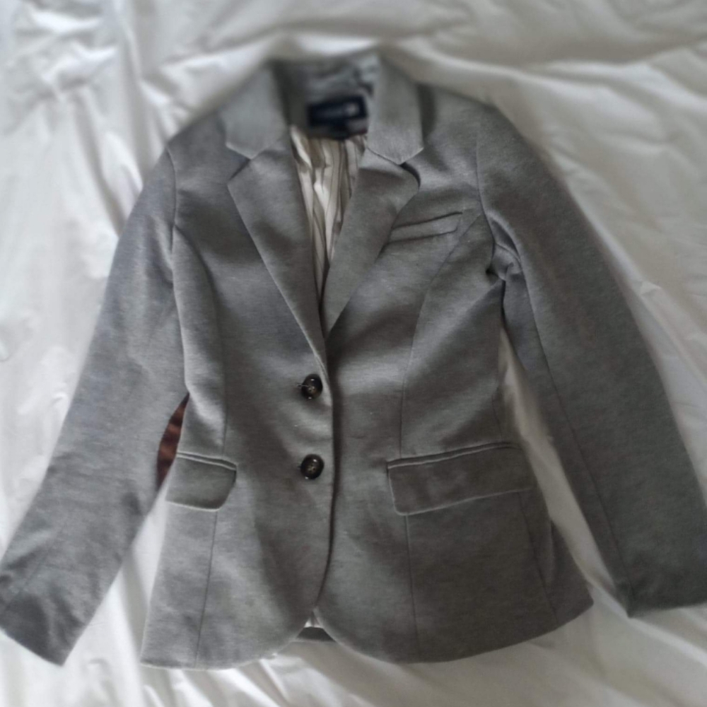 Gray blazer jacket - Picture 3 of 3